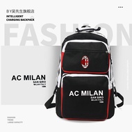 2023 New Fashion version AC Milan Milan Serie A football peripheral large-capacity backpack for men and women backpack travel bag ww