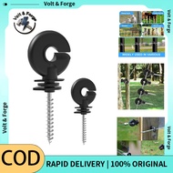 100 Pcs Black Electric Fence Insulator Electric Fence Clips For Outdoor Garden Fence Accessor
