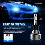 Novsight N55 H1 H3 H4 H7 H11 H13 9005 9006 9007 9012 Car LED Headlight Bulbs 18000LM 90W 6500K LED L