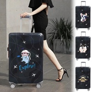 Luggage Cover Suitcase Protector Covers Printing Cutedog Series 18-32 Inch Baggage Washable Prevent 