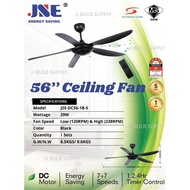 JSE 56’’Ceiling Fan DC Motor With Five Years Warranty Kipas Ceiling Ceiling Fan