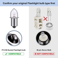 TRLIFE Maglight LED Bulb, Maglight Bulb Replacement for 3-16 C&D Cells Flashlight, 3W Maglight LED C