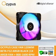 OCYPUS CASE FAN 120MM BETA F12 ARGB BLACK (1X ARGB FAN + 800-1600 RPM) 1Y