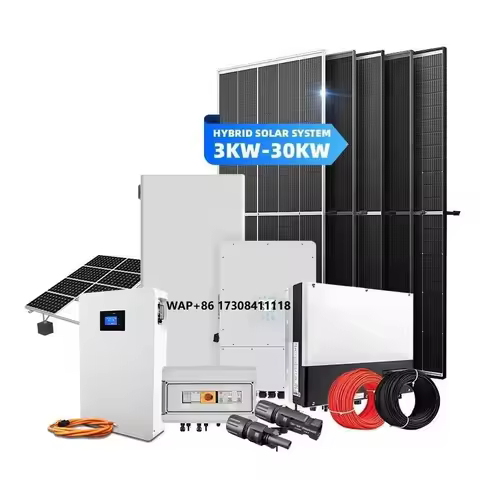 Solar System 5KW 10KW 15KW 20KW Home Solar Energy Storage System With Lithium Battery