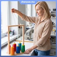 6 Spool Yarn Holder for Crocheting Wooden Crochet Yarn Holder Crochet Present for Knitting Lover SHO