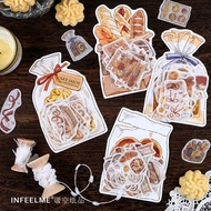 Bread Washi Stickers (40 PIECES PER PACK) Goodie Bag Gifts Christmas Teachers' Day Children's Day