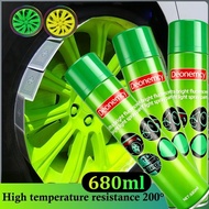 680ml Fluorescent Spray Paint Can - Fluorescent Green/Fluorescent Yellow