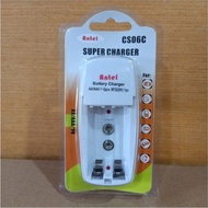 AA/AAA/9V Battery Charger 2 slots