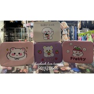 Bear cosmetic case, cosmetic box, cosmetic bag with mirror