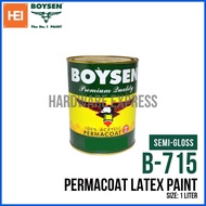 ▧ ⭐ ♧ BOYSEN Latex Paint 1L  (Flat White / Semi-Gloss White / Gloss White)