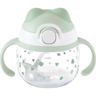 KJC Edison Mama 動物造型吸管杯，配重，綠色