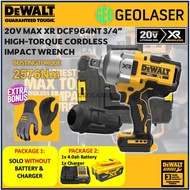 DEWALT 20V MAX XR DCF964NT 3/4” HIGH-TORQUE CORDLESS  IMPACT WRENCH