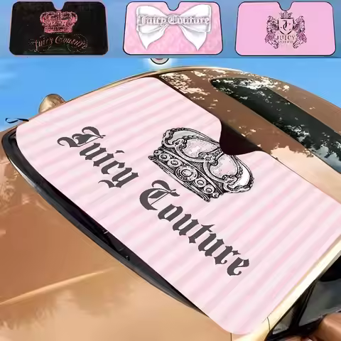 Perfumes J-Juicy C-Couture Personalized Windshield Sunshade Car Cover Sun Shade Auto Sun Visor Car-c