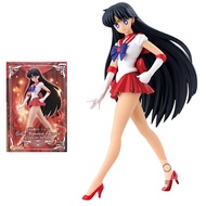 18CM Anime Sailor Moon Banpresto Sailor Moon Tsukino Usagi Sailor Mars Hino Rei Model Anime Anime Fi