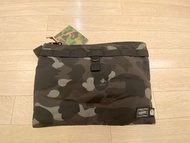 A BATHING APE  A Bathing Ape x Porter Color Camo shell cross-body bag