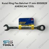 AMERICAN TOOL 8958929 Wrench 17mm Ratchet Wrench 17mm Ratcheting Combination Wrench