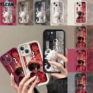 Graffiti Cute Luffy Soft Phone Case For OPPO Reno 5 6 7 8 Lite 5Z 6Z 7Z 8Z Trend Brand Anime One Piece Case