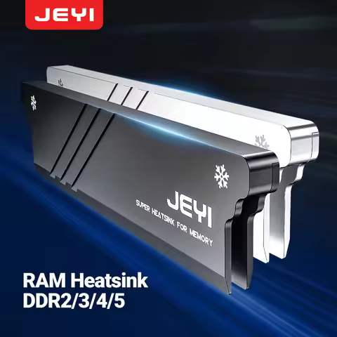 JEYI DIY Memory RAM Heatsink With Thermal Pads, Desktop RAM Cooler DDR Radiation Dissipate for PC DD