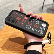 เคสสําห Samsung Galaxy A05 M05 F05 A05s เคสโทรศัพท์รอยยิ้มหมีสามสีซิลิโคนสายคล้องกันกระแทก