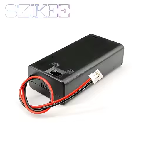 AA/AAA Battery Box With Switch With Cover With PH2.0 Terminal 2Slots AA/AAA Battery Box AA/AAA Batte