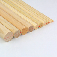 Handmade DIY round Wood Stick Clothes Hanging Rod Model Building Decoration Long Solid Wood Stick Pi