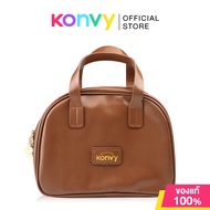 Konvy Portable Cosmetic Bag 1pc #Brown คอนวี่ กระเป๋าเครื่องสำอางสีน้ำตาล
