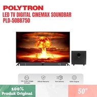 LED TV Digital POLYTRON 50 Inch PLD 50B8750 Cinemax Soundbar
