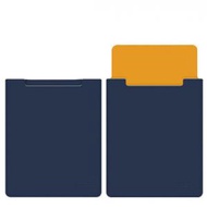皮質平板電腦收納包保護套適用於蘋果ipad mini（深藍+黃色10.9寸）