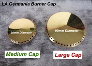 WCC 1pc. Replacement Gas Range Stove Burner Cap with Flame Hole for LA GERMANIA Medium or Large