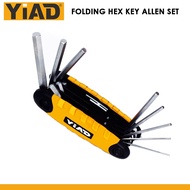 YIAD FOLDING HEX KEY SET ALLEN 1.5 - 8MM