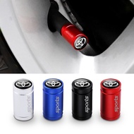 Car Tire Valve Caps Aluminum for Toyota 4 pieces per set Z7QB ISMM