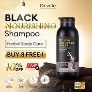 【Buy 3 Take 4】Dr.ville White Hair To Black Hair Shampoo Covers Gray Hair Natural Hair Dye Available 