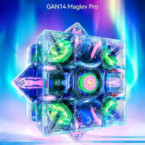 2024 Summer Limited Edition Cube GAN14 Mpro Maglev UV Stickerless Magnetic Speed Cube 3x3 Profession