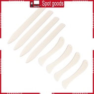 XI 8Pcs Leather Creasing Tool Sewing Fabric Creaser Tool Plastic Paper Bone Folder