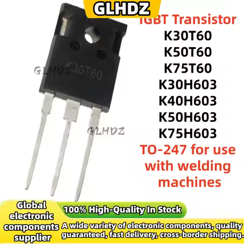 5-10uds IGBT Transistor K30T60 K50T60 K75T60 K30H603 K40H603 K50H603 K75H603 IC en Stock TO-247