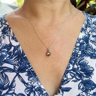 925 Silver Gold Javanese Pendant Necklace