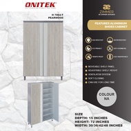 AE Zimmer | Aluminium Rak Kasut | Onitek 7 rows space shelf DIY Aluminium Shoes Cabinet  (D:15" H:72