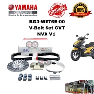 YAMAHA V-BELT SET CVT NVX V1 ORIGINAL (BG3-WE76E-00) - Front Pulley V Belt Set NVX 155 V1 HLY