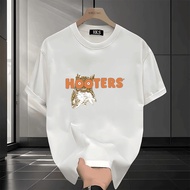 Hooters Graphic T-Shirt For Men Casual Short Sleeve Tee With Fox Comfortable And Stylish Top For Eve