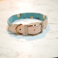 狗 L號 項圈 噗噗露營車與帳帳篷 附鈴鐺 可上牽繩