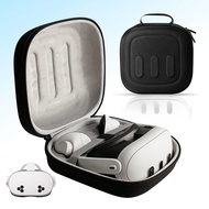 เคสแข็ง Q3S เหมาะสำหรับ Quest 3/Quest 3S VR Headset, Touch Controllers, สายคล้องผ้าเดิม และอุปกรณ์เส