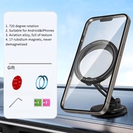Universal dilipat kuat magnet 360 ran kereta efon pintar berdiri pemegang ung untuk papan pemuka ker