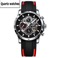 ♔ TEVISE New Skeleton Watches Mechanical Automatic Watch Men Tourbillon Sport Clock Casual Business 