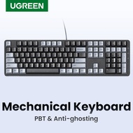 UGREEN Mechanical Wired Keyboard Full 108 Keys Ergonomic Design for Windows Mac OS Linux Model:25970