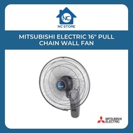 Mitsubishi W16-GA-SF-GY-P Wall Fan Pull Chain [16"]