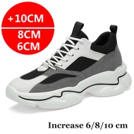 Halloween Men Casual Sneakers Elevator Shoes Fashion Breathable 10CM 8CM Height Increased Shoes For