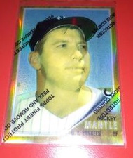 1996 Topps Refractor Mickey Mantle 1962  #200 REPRINT #12