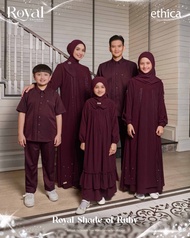 Sarimbit Ethica Royal Shade Of Ruby/Sarimbit Ethica Terbaru 2026/ Baju Couple & Family
