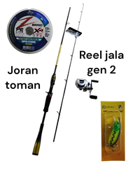 PANCING SUPER FULLSET BC JORAN TOMAN 1,98 & REEL JALAI GEN 2 CASTING