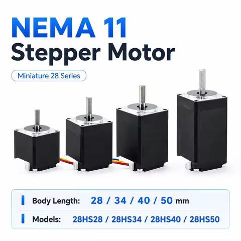 Miniature 28 Series Stepper Motor 28HS28 28HS34 28HS40 28HS50 Printer Accessories Nema 11 Stepper Mo